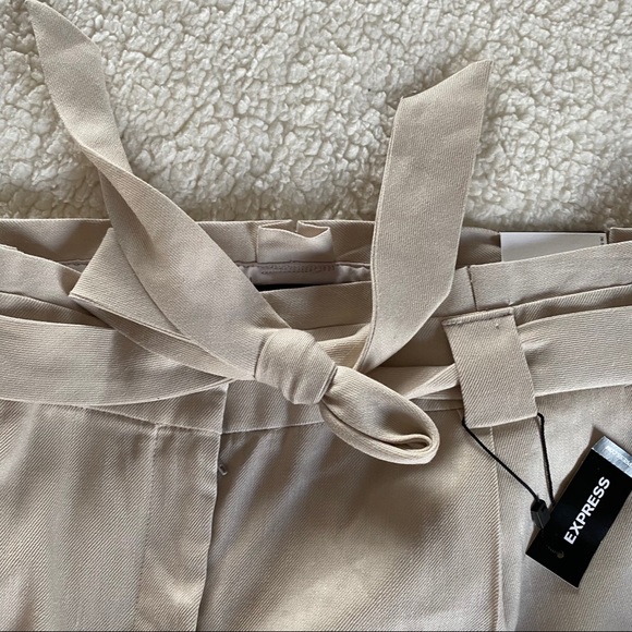 Express cropped pants with front tie - size 14 - Picture 4 of 7